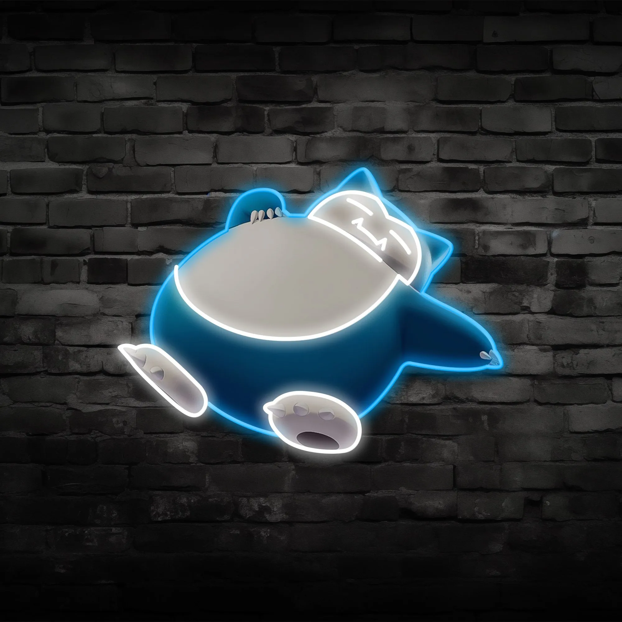 Pokemon Series: Snorlax Neon Light – Cozy and Relaxing, The Perfect Christmas Gift for Kids Who Love to Unwind with Their Favorite Pokémon