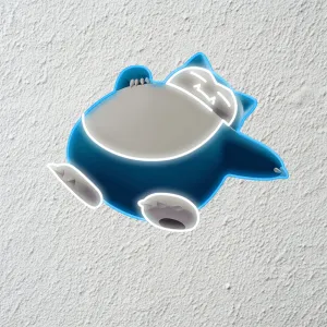 Pokemon Series: Snorlax Neon Light – Cozy and Relaxing, The Perfect Christmas Gift for Kids Who Love to Unwind with Their Favorite Pokémon
