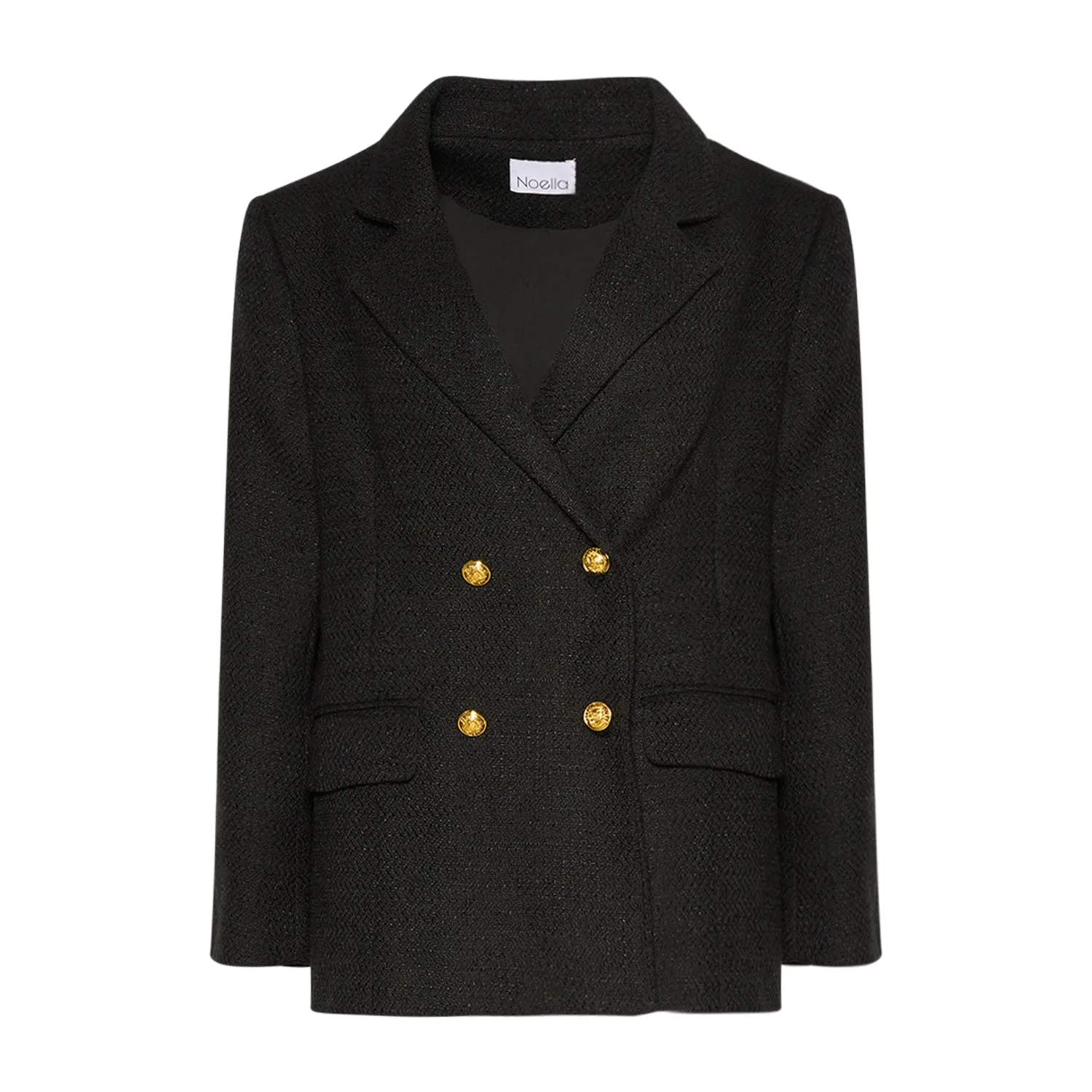 Polly Boucle Blazer - Black