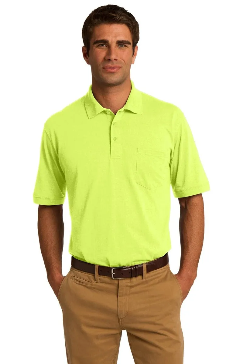Port & Company ®  Core Blend Jersey Knit Pocket Polo. KP55P