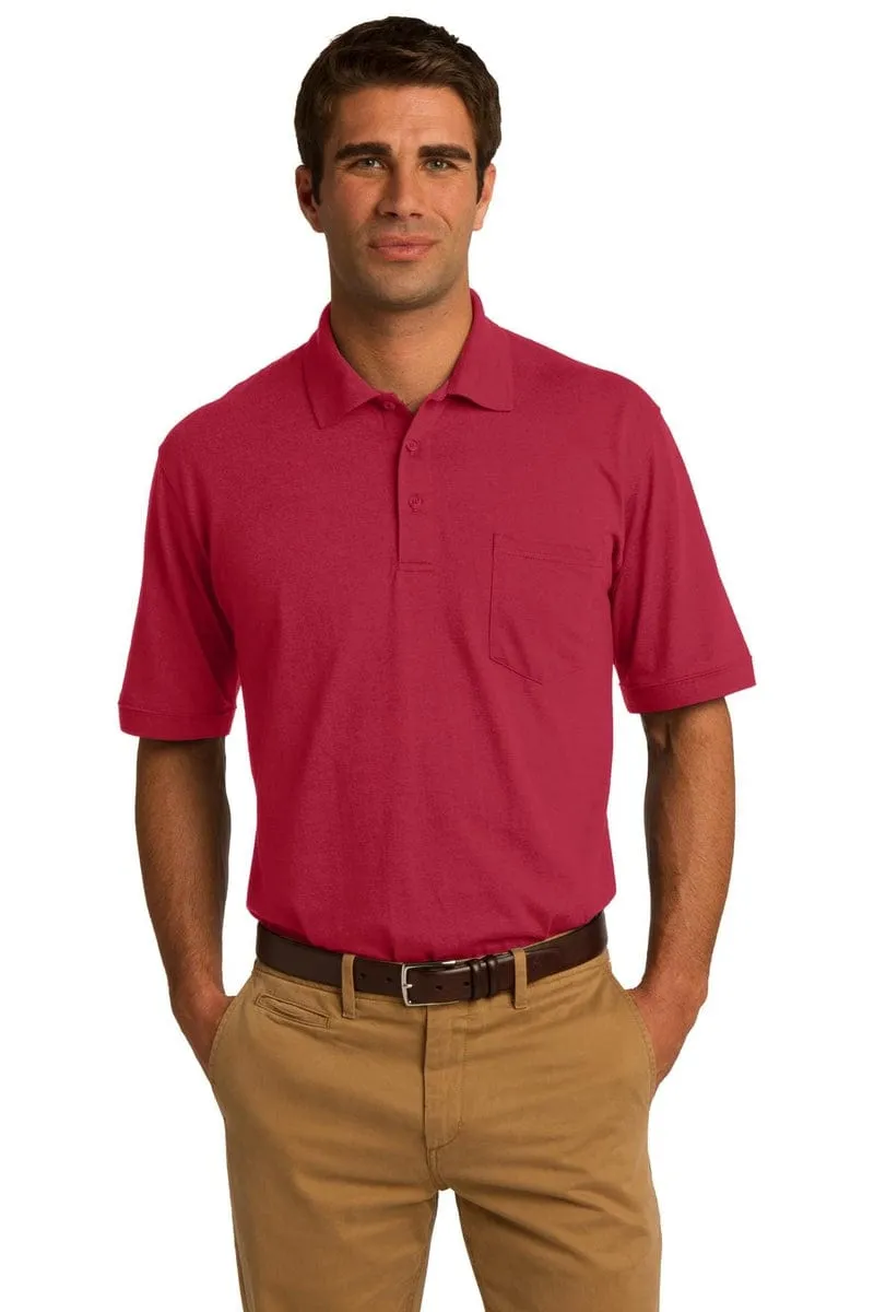 Port & Company ®  Core Blend Jersey Knit Pocket Polo. KP55P