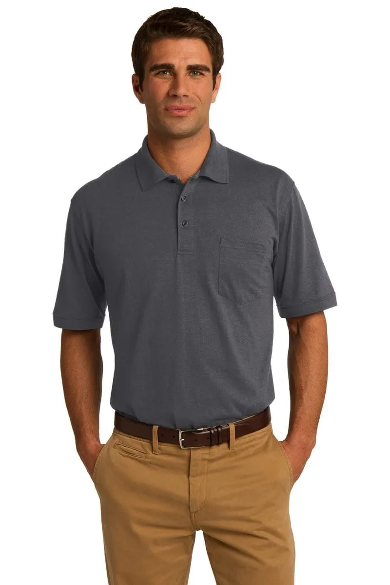 Port & Company ®  Core Blend Jersey Knit Pocket Polo. KP55P