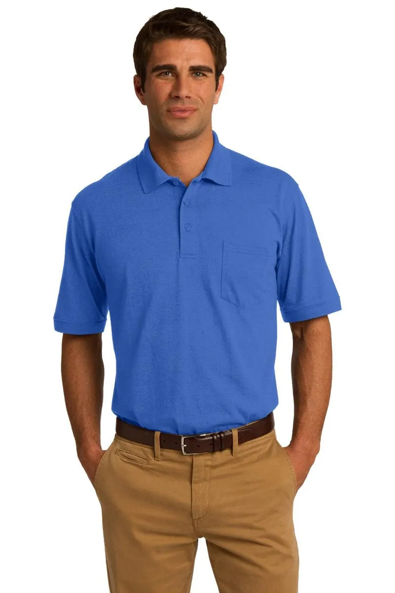 Port & Company ®  Core Blend Jersey Knit Pocket Polo. KP55P