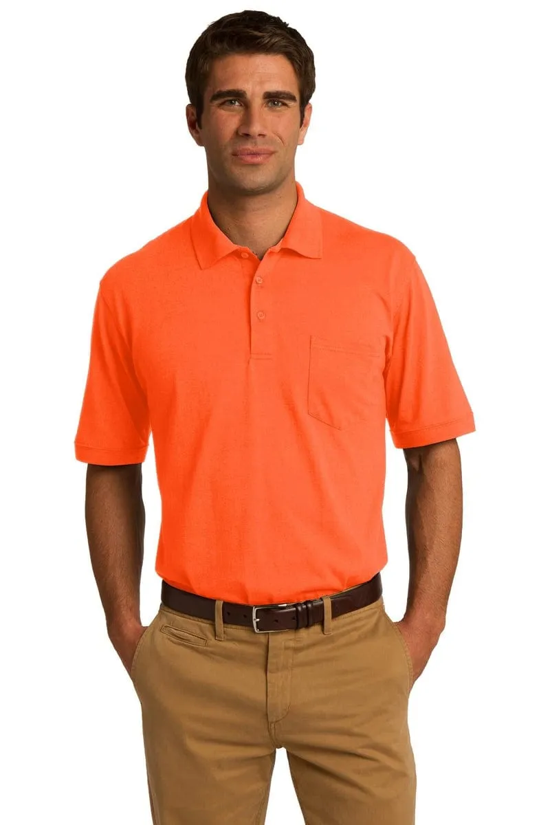 Port & Company ®  Core Blend Jersey Knit Pocket Polo. KP55P