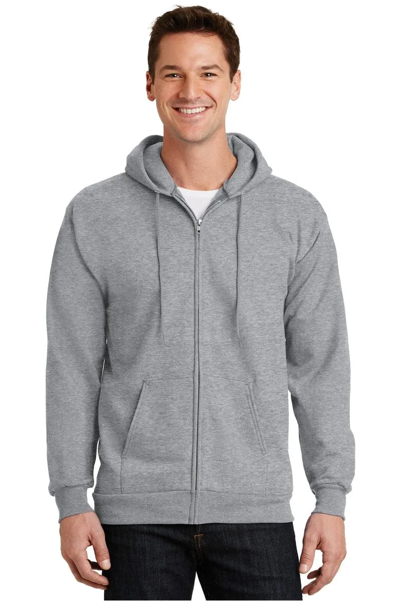 Port & Company ®  -  Essential Fleece Full-Zip Hooded Sweatshirt.  PC90ZH