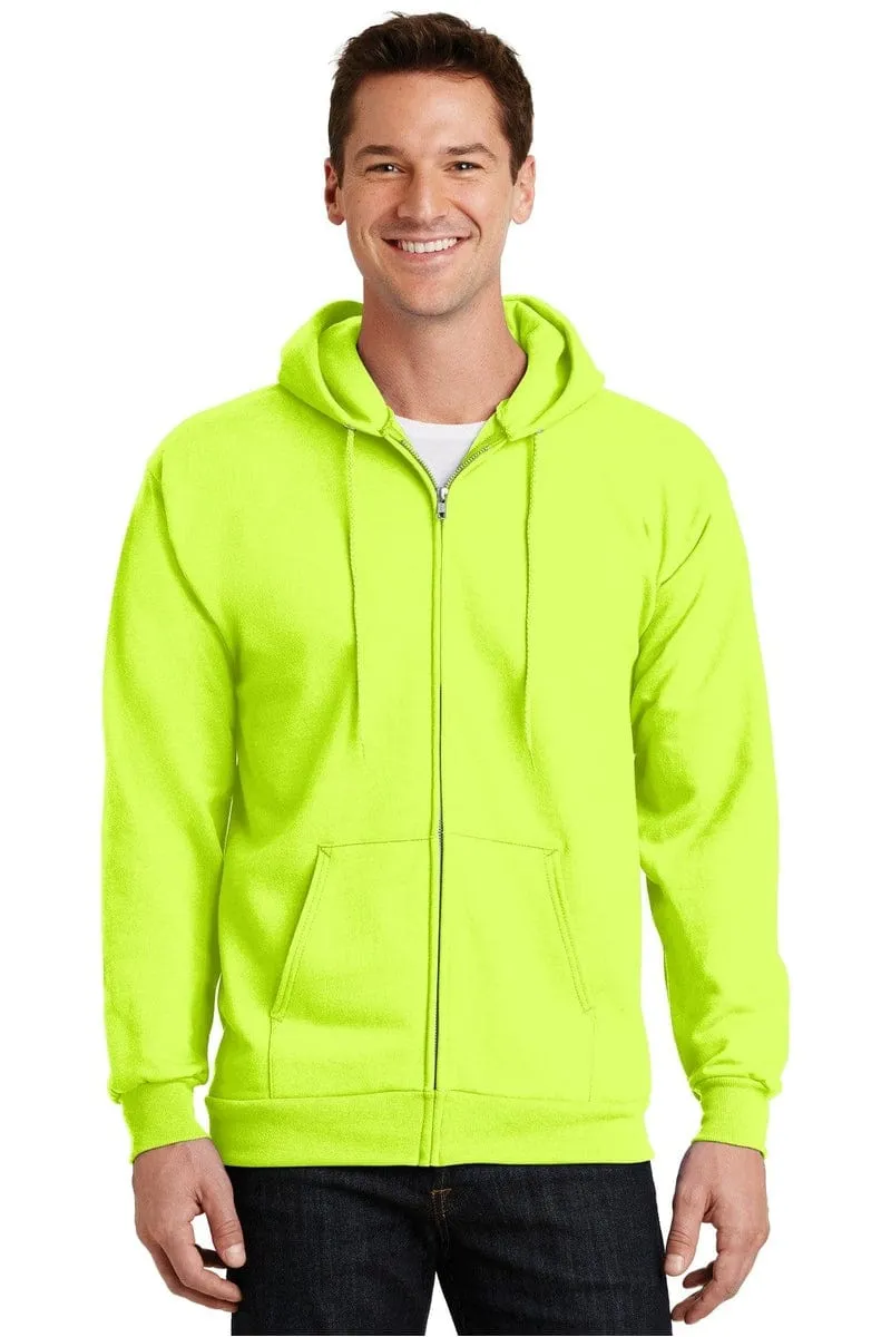 Port & Company ®  -  Essential Fleece Full-Zip Hooded Sweatshirt.  PC90ZH