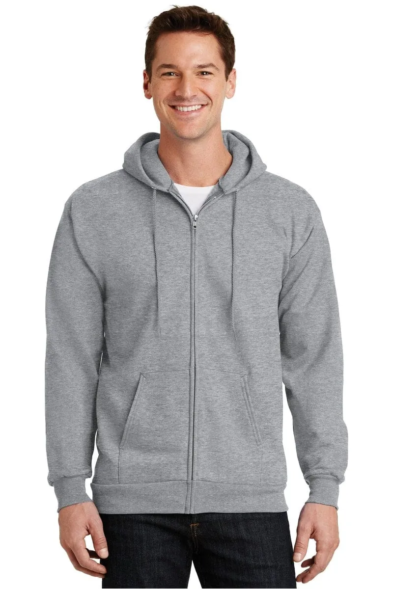 Port & Company ®  -  Essential Fleece Full-Zip Hooded Sweatshirt.  PC90ZH