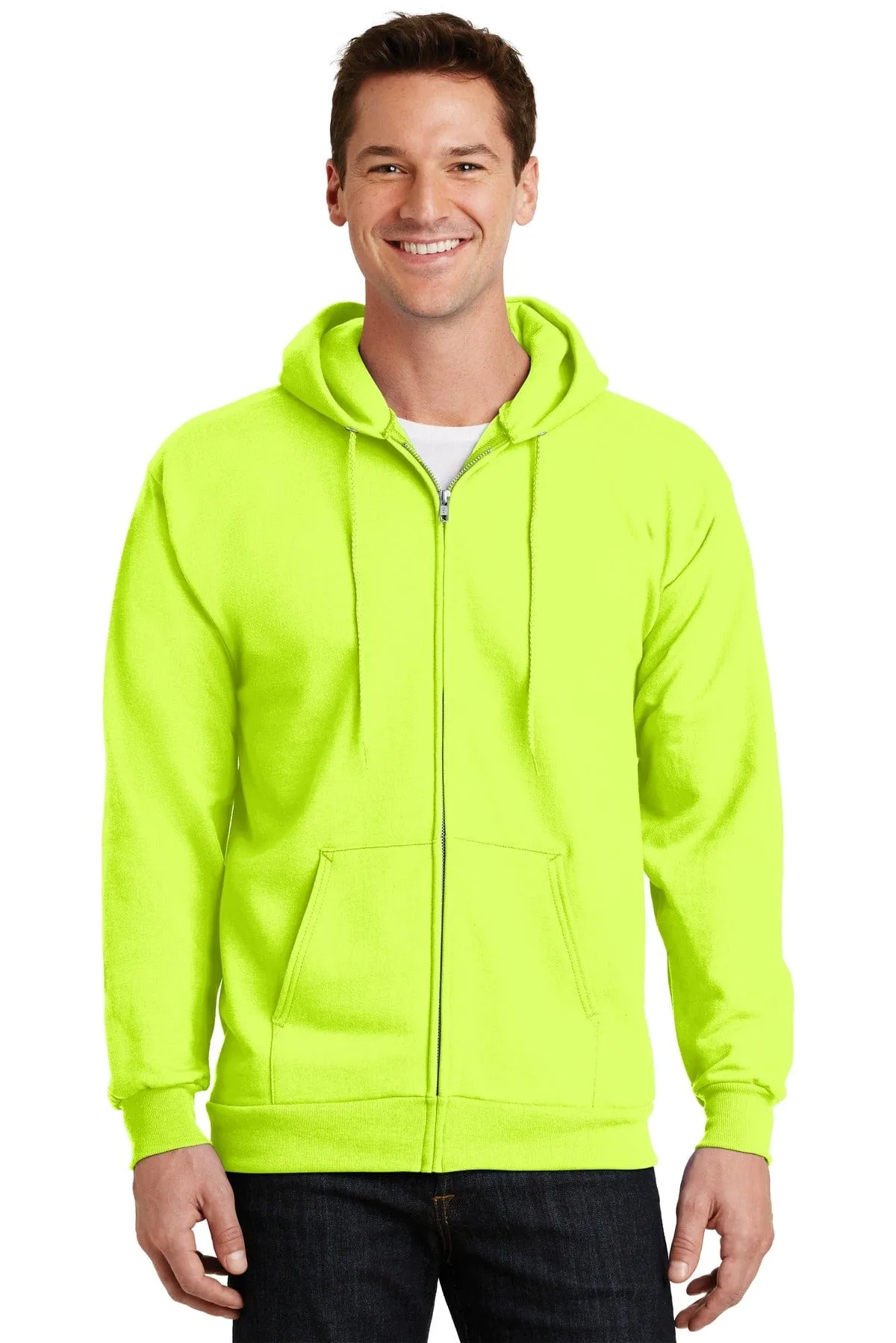 Port & Company ®  -  Essential Fleece Full-Zip Hooded Sweatshirt.  PC90ZH