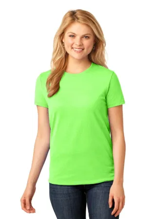 Port & Company ®  Ladies Core Cotton Tee. LPC54, Traditional Colors
