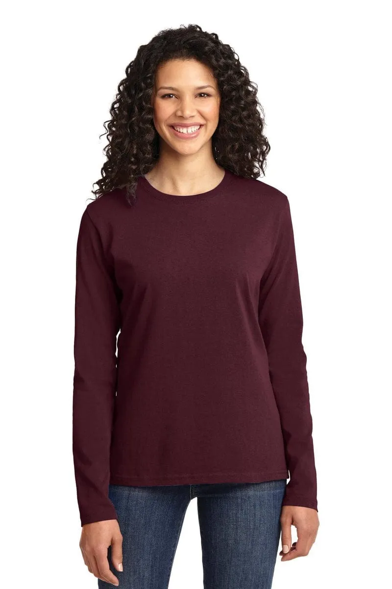 Port & Company ®  Ladies Long Sleeve Core Cotton Tee. LPC54LS