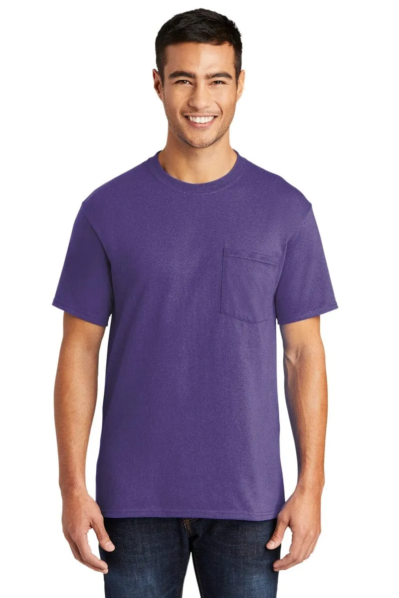 Port & Company ®  Tall Core Blend Pocket Tee. PC55PT