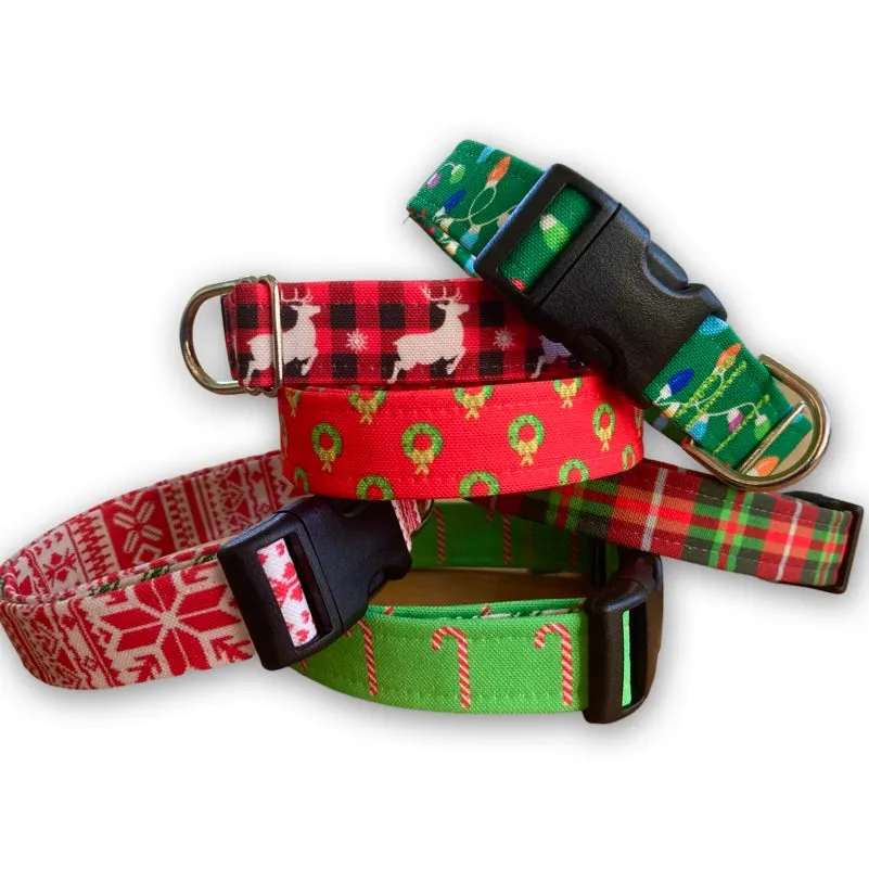 Prancing Reindeer Christmas Collar
