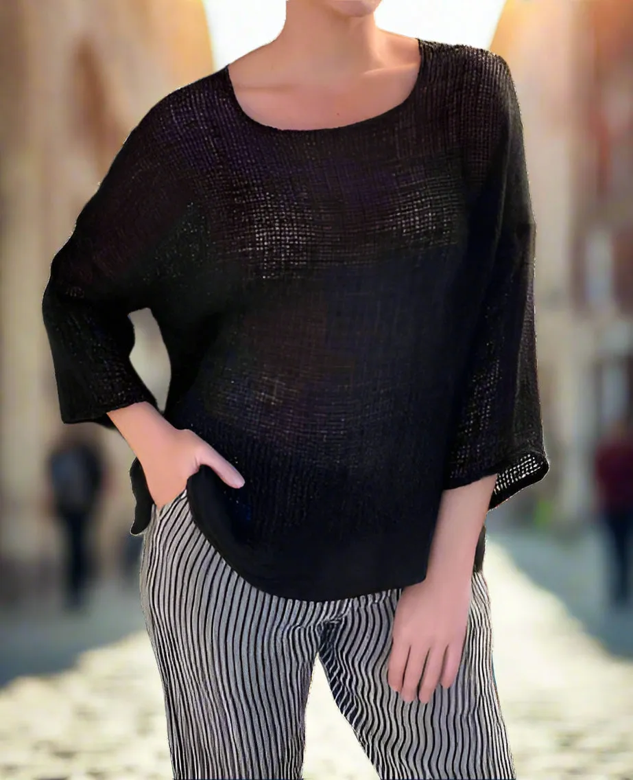 Pre Order La Bottega di Brunella Top Maglia Europa - Campagna Black