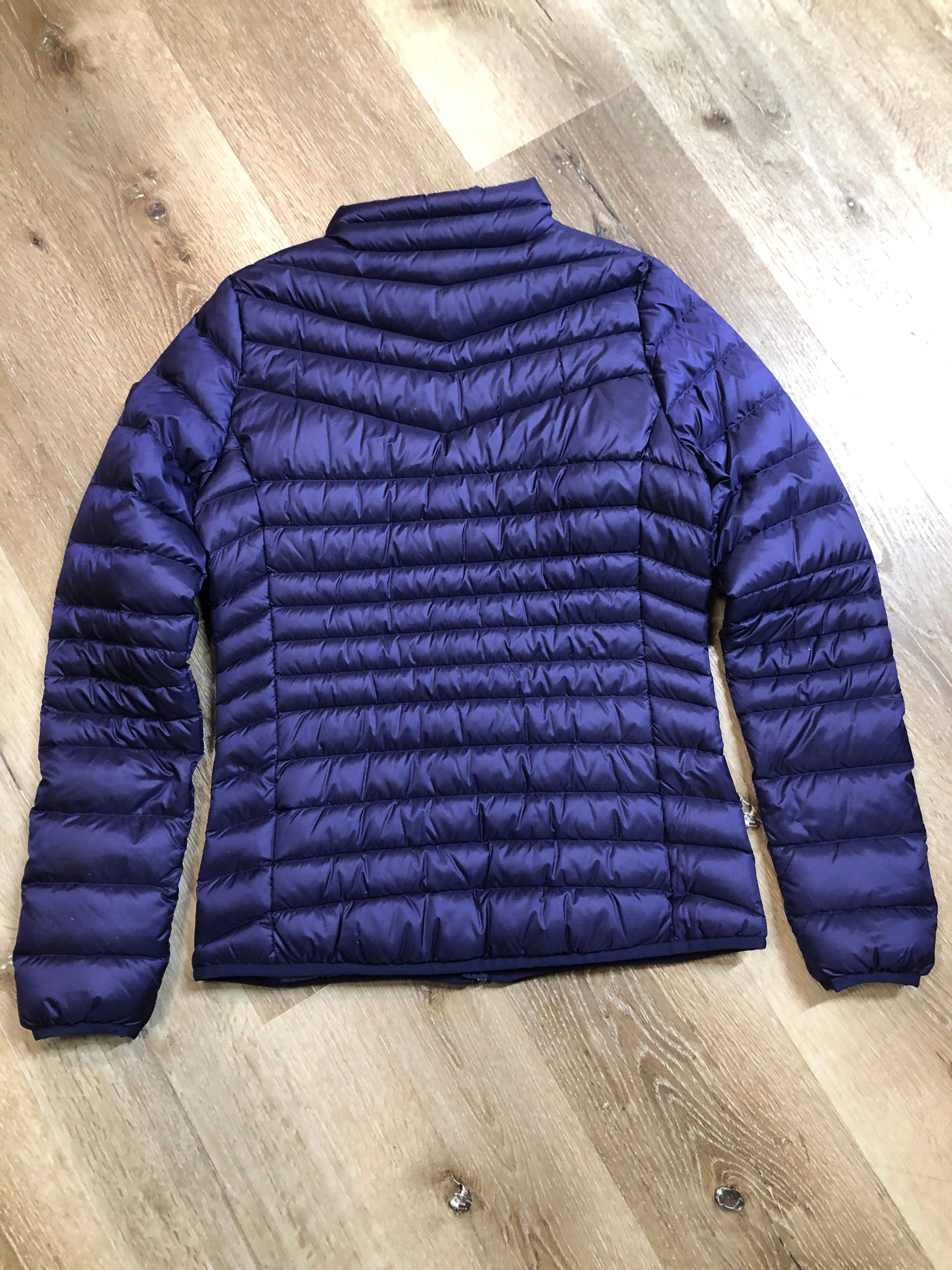 Puma NWT Packable Down Filled Purple Jacket