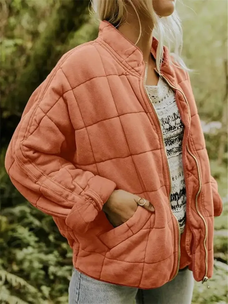 Quilted Fleece Jacket