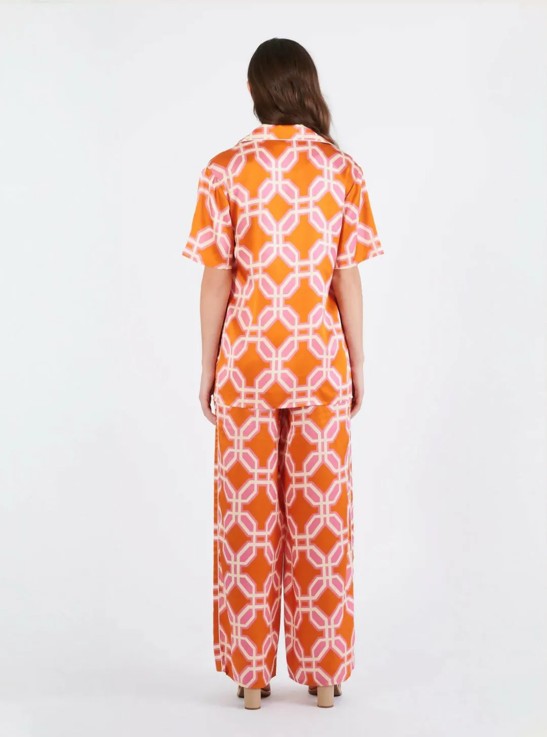 Rachel Gilbert Zila Set Orange/Pink Size AU 12