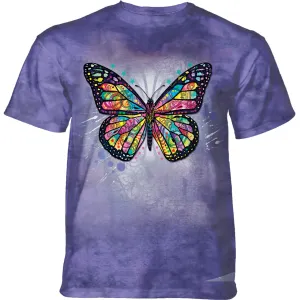 Rainbow Butterfly T-Shirt by Dean Russo