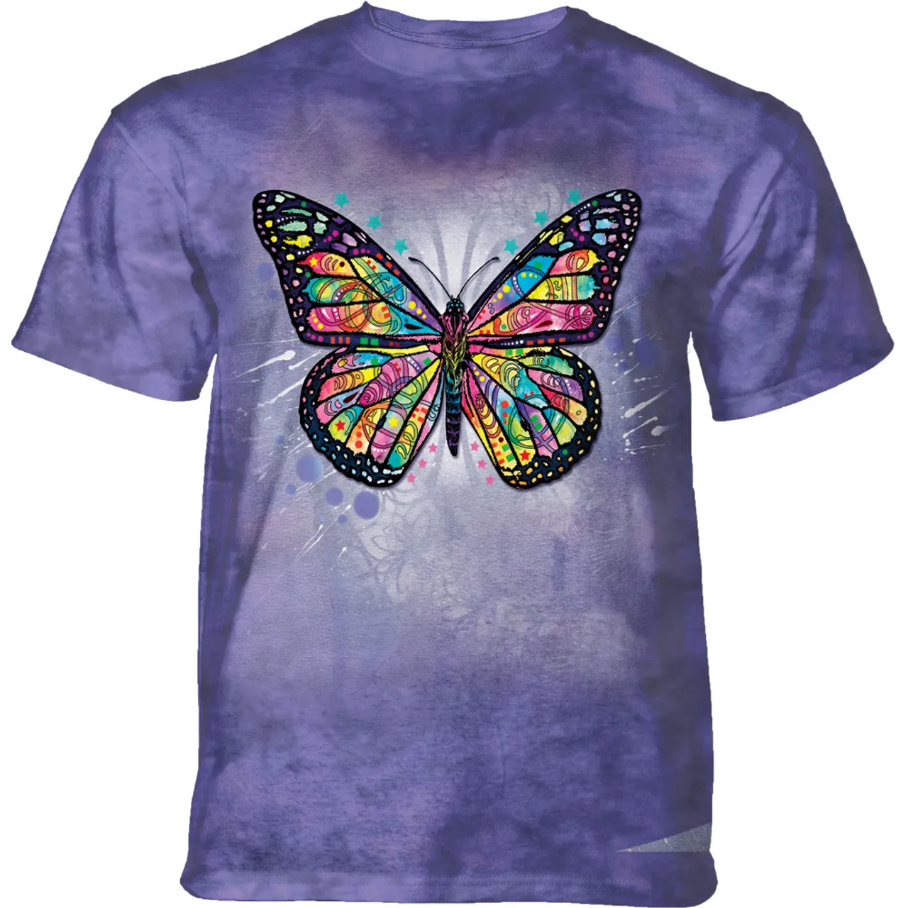 Rainbow Butterfly T-Shirt by Dean Russo