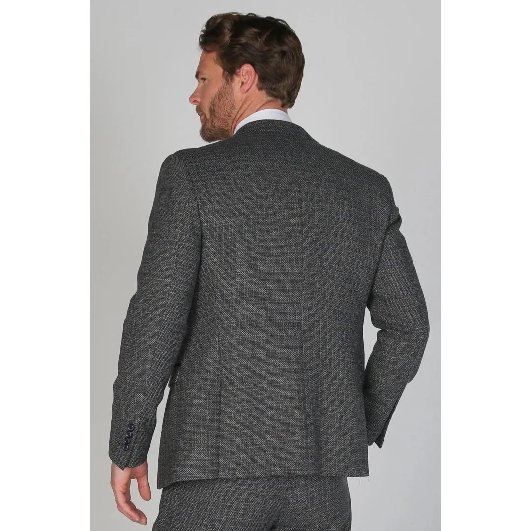 Ralph - Men's Navy Tweed Blazer