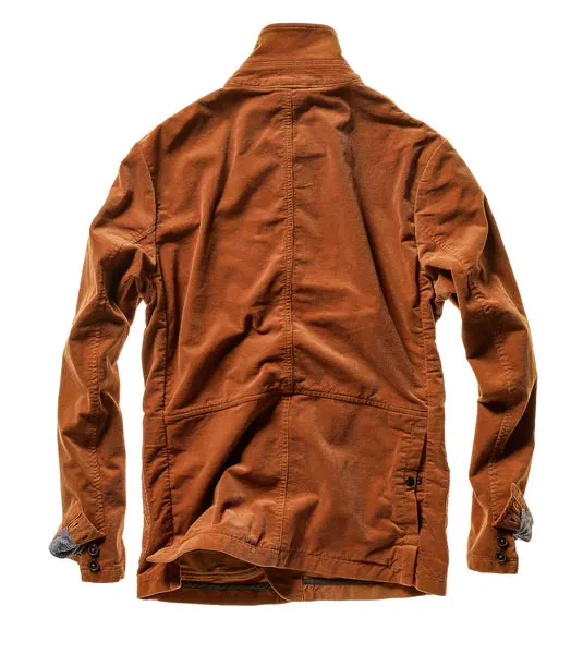 Relwen Cord Trap Blazer in Bright Rye