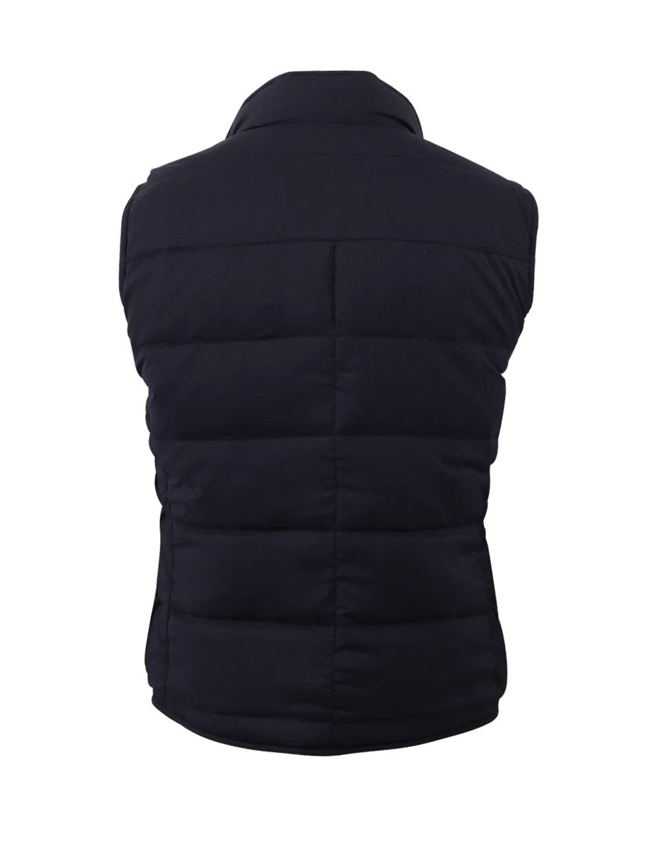 Reversible Quilted Leather Vest