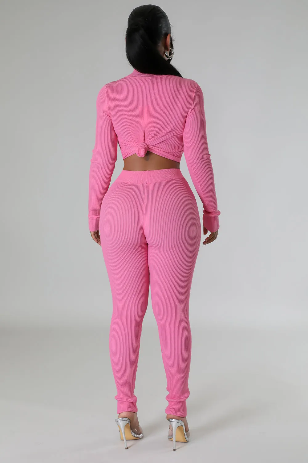 Rhinestone Heart Leggings Set