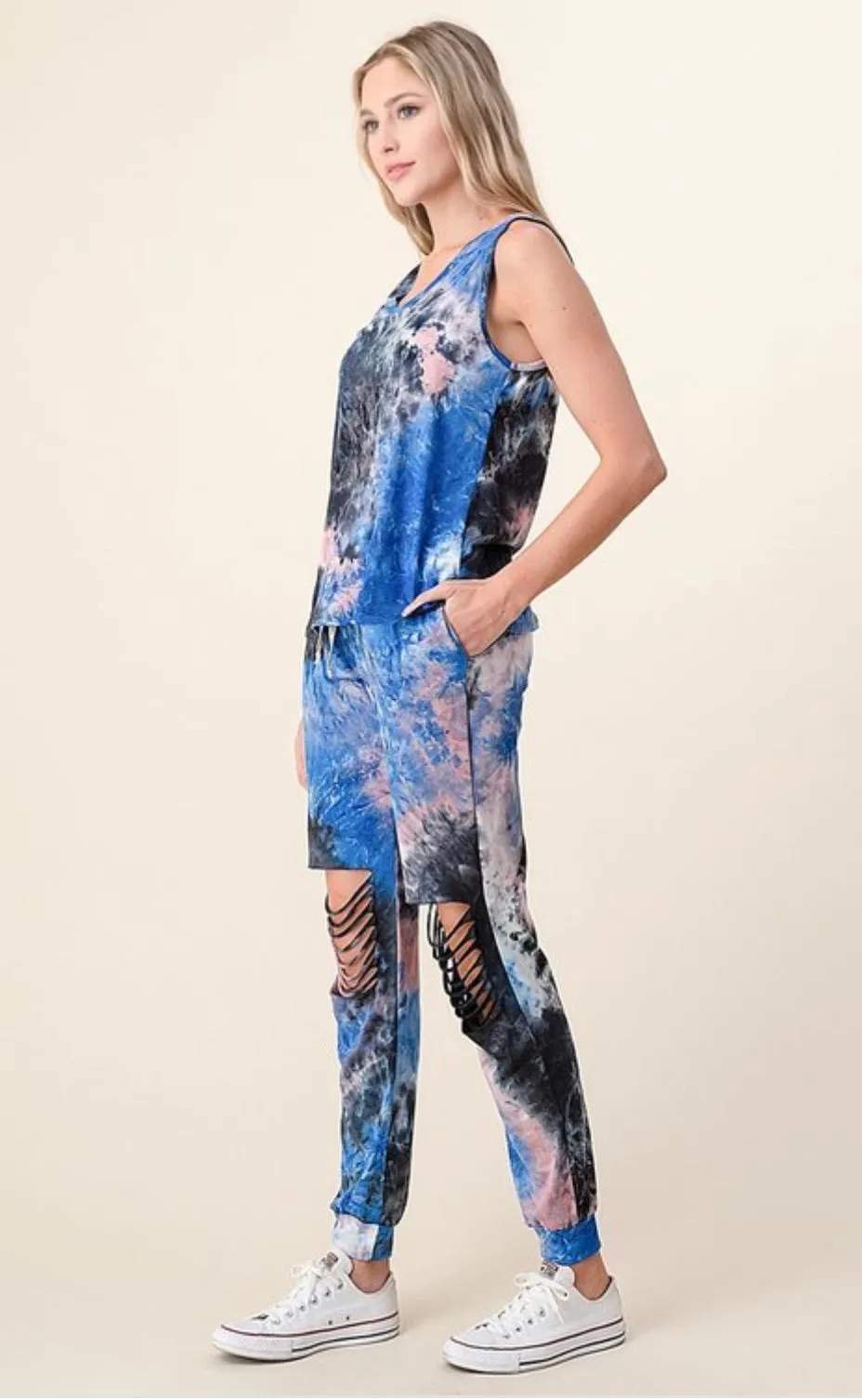 Rich & Bummy 2Pc Tie Dye Set