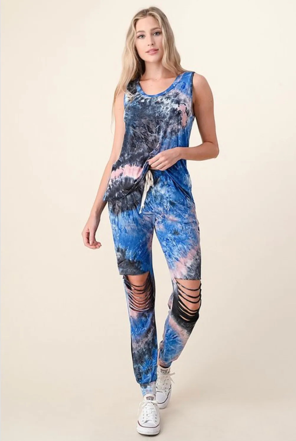Rich & Bummy 2Pc Tie Dye Set
