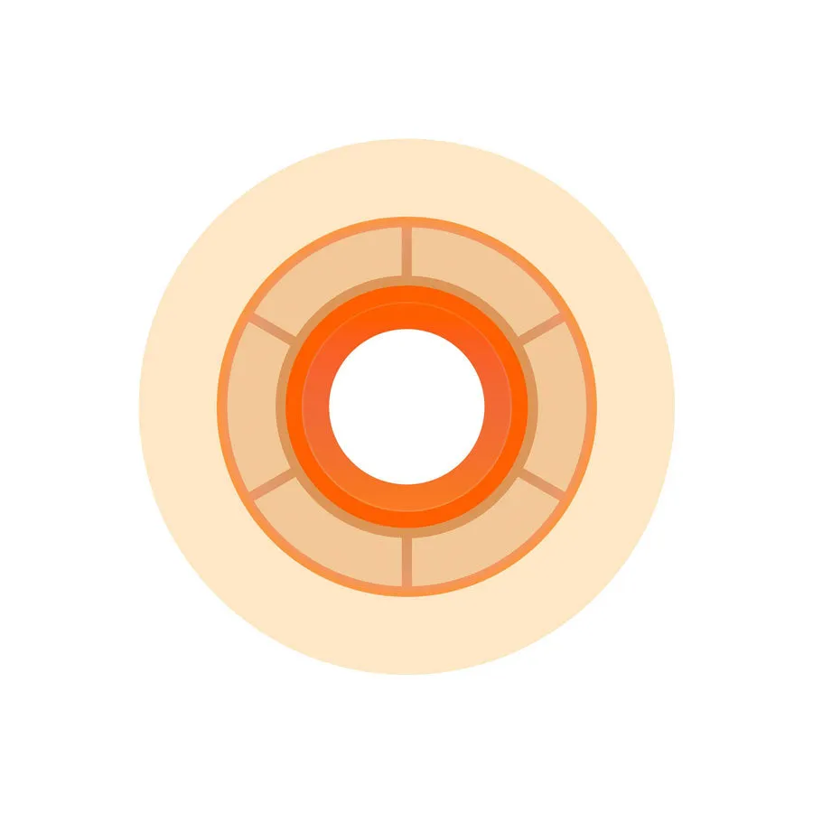 Ricta Clouds High Vis Orange 78A Wheels 54mm