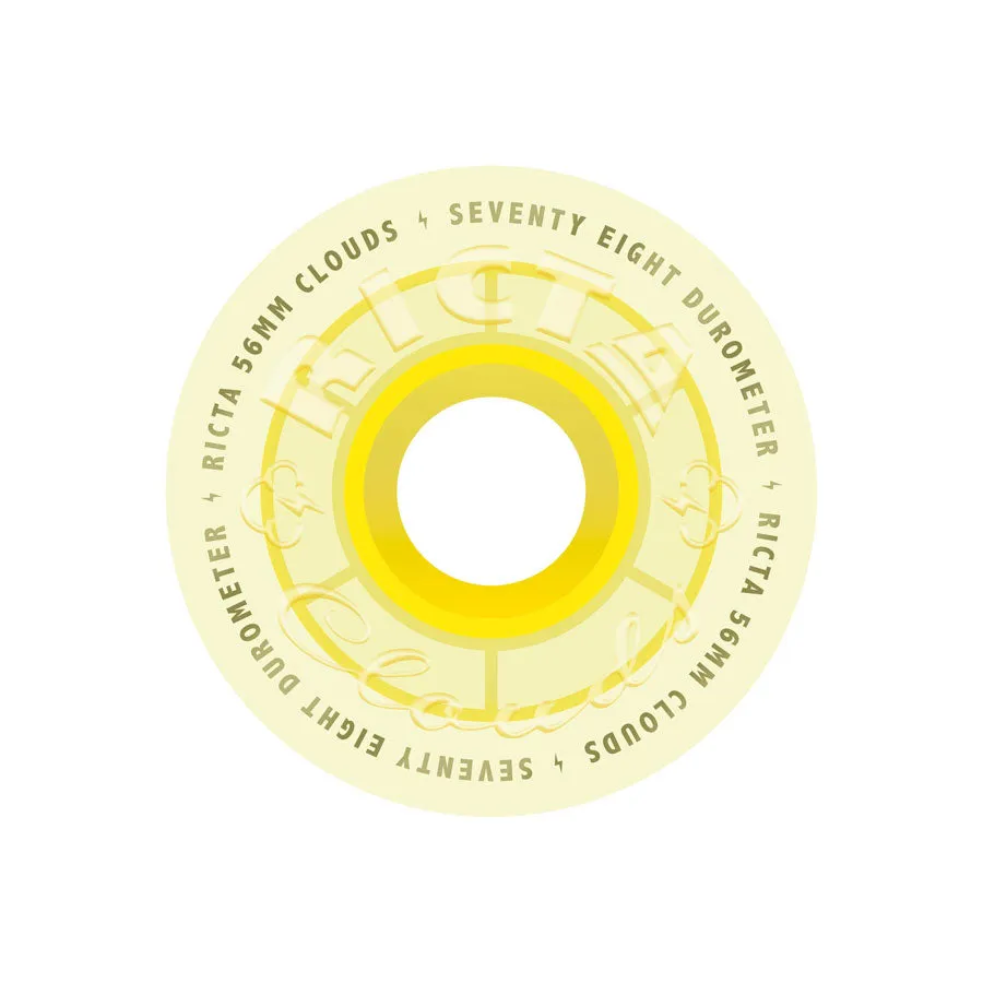 Ricta Clouds High Vis Yellow 78A Wheels 56mm