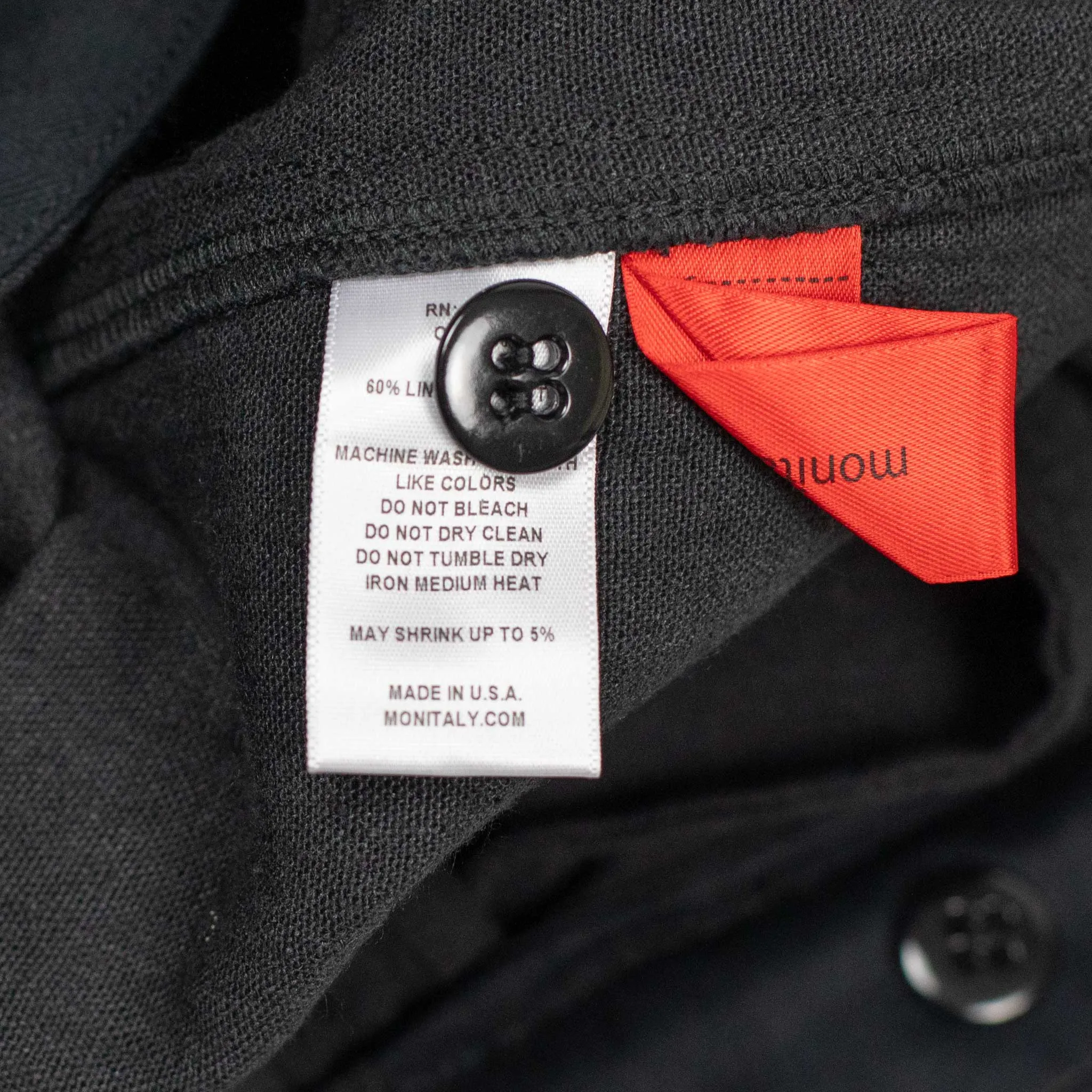Riding pants in black linen
