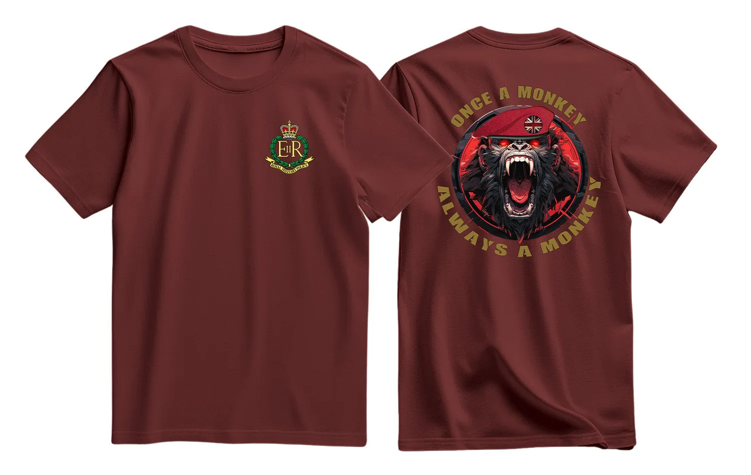 RMP Once a Monkey Double Print T-Shirt