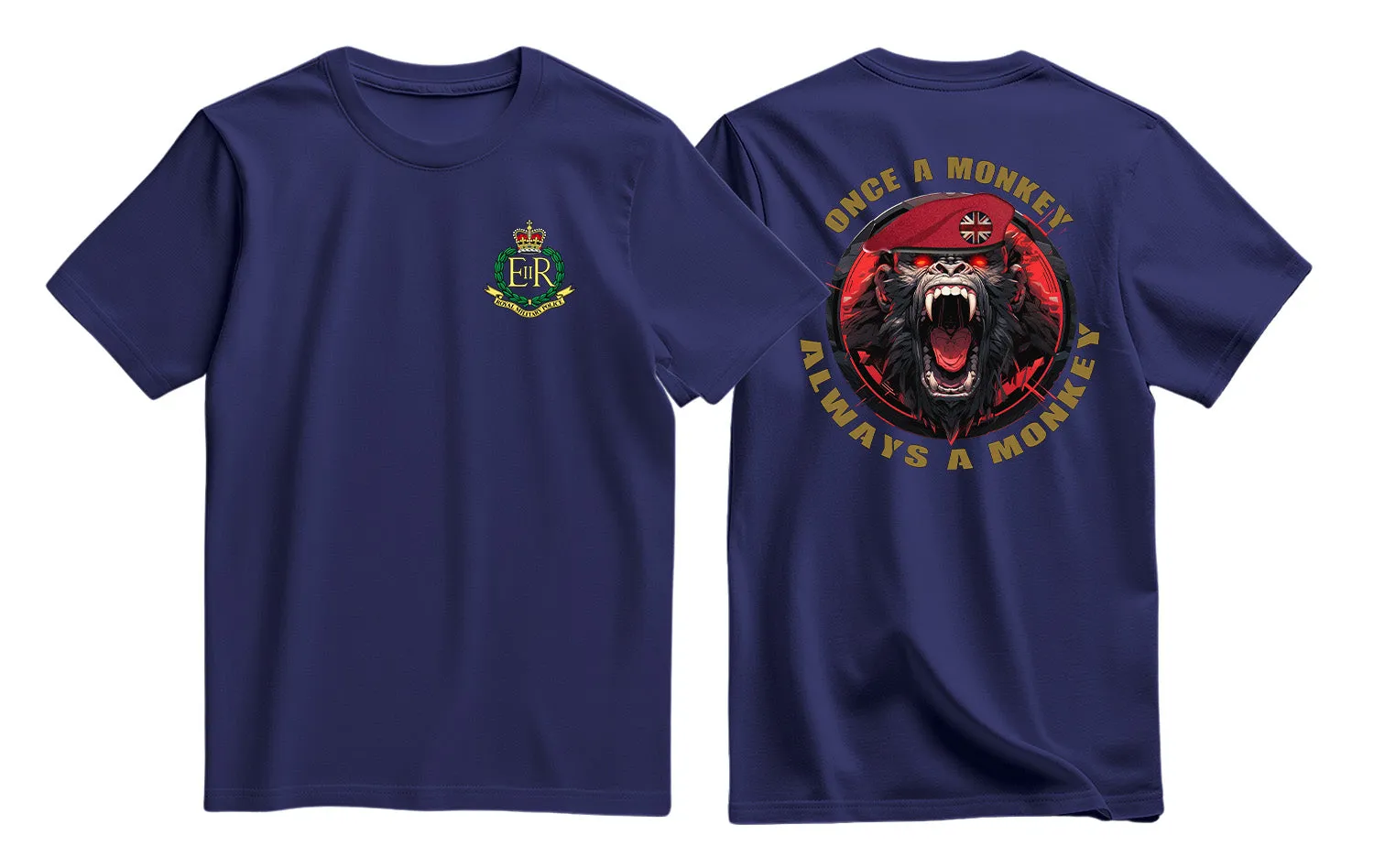 RMP Once a Monkey Double Print T-Shirt