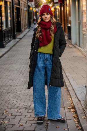 Rocket Black long winter coat