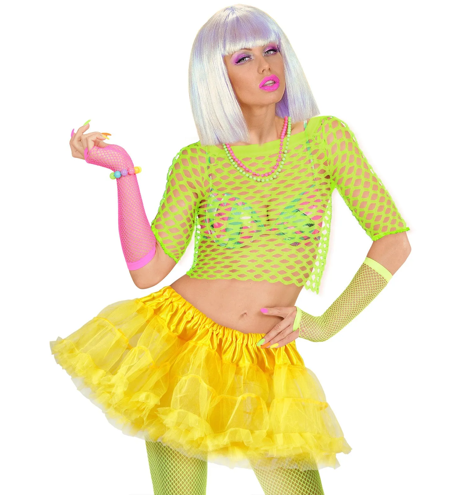 Ruffle Tutu Neon Yellow