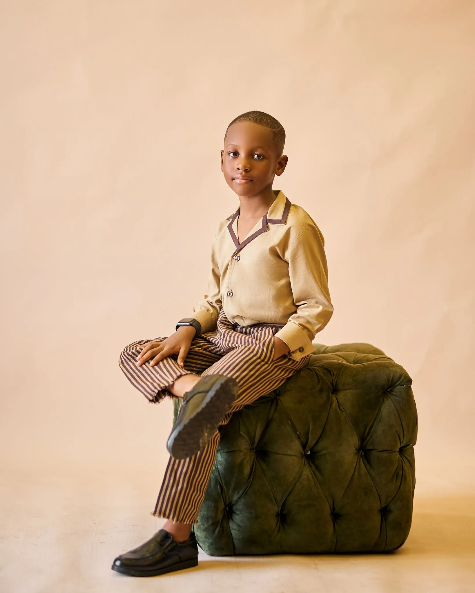 Safari Shirt x Aso Oke Pant