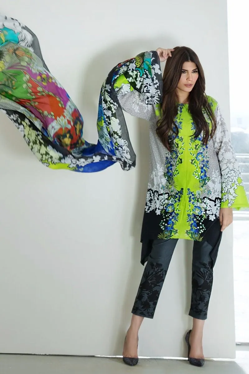 Sana Safinaz Spring/Summer Lawn Collection 2017 – 14B