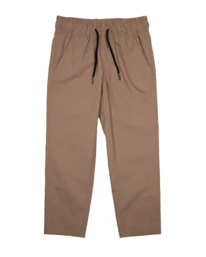 Santa Cruz YOUTH solid strip elastic waist pant - TAN