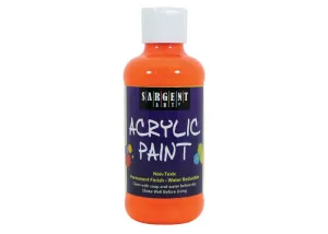SARGENT Neon Acrylic 8oz Orange