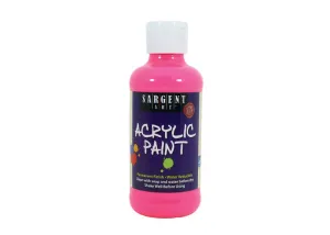 SARGENT Neon Acrylic 8oz Pink