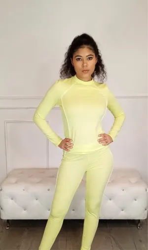 SAY HI Pistachio Long Sleeve Top and Pants Set