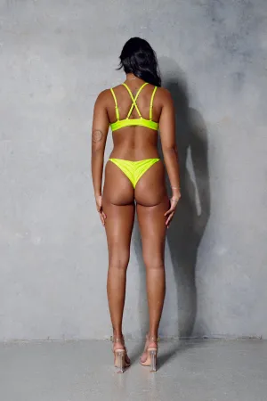 Scrunch Bottoms - Neon Yellow
