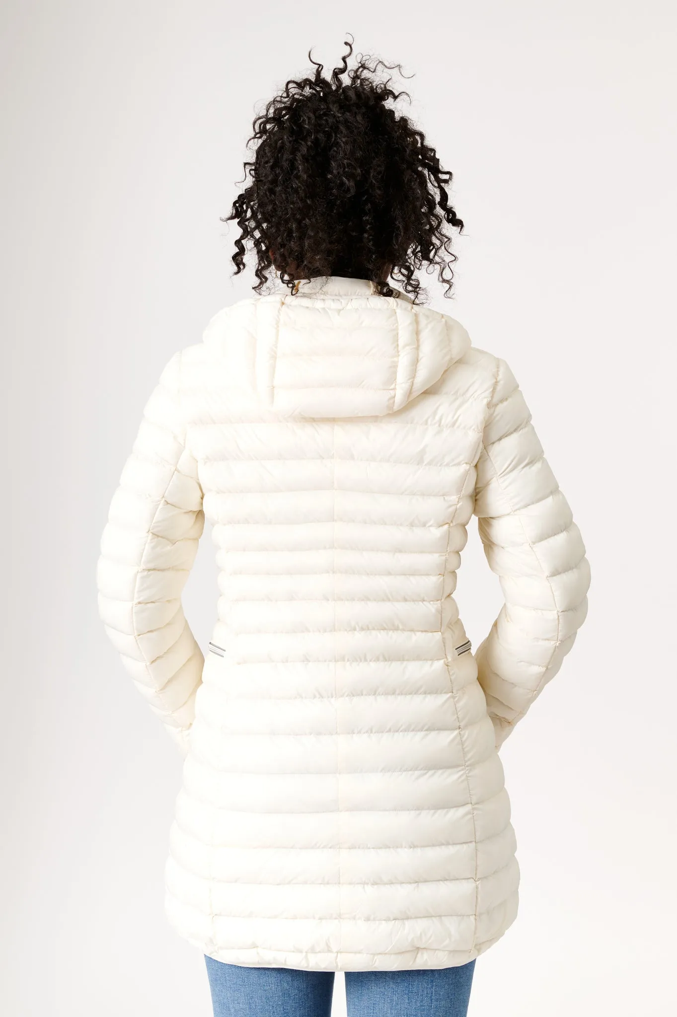 Shannon Vegan Down Coat | Off White
