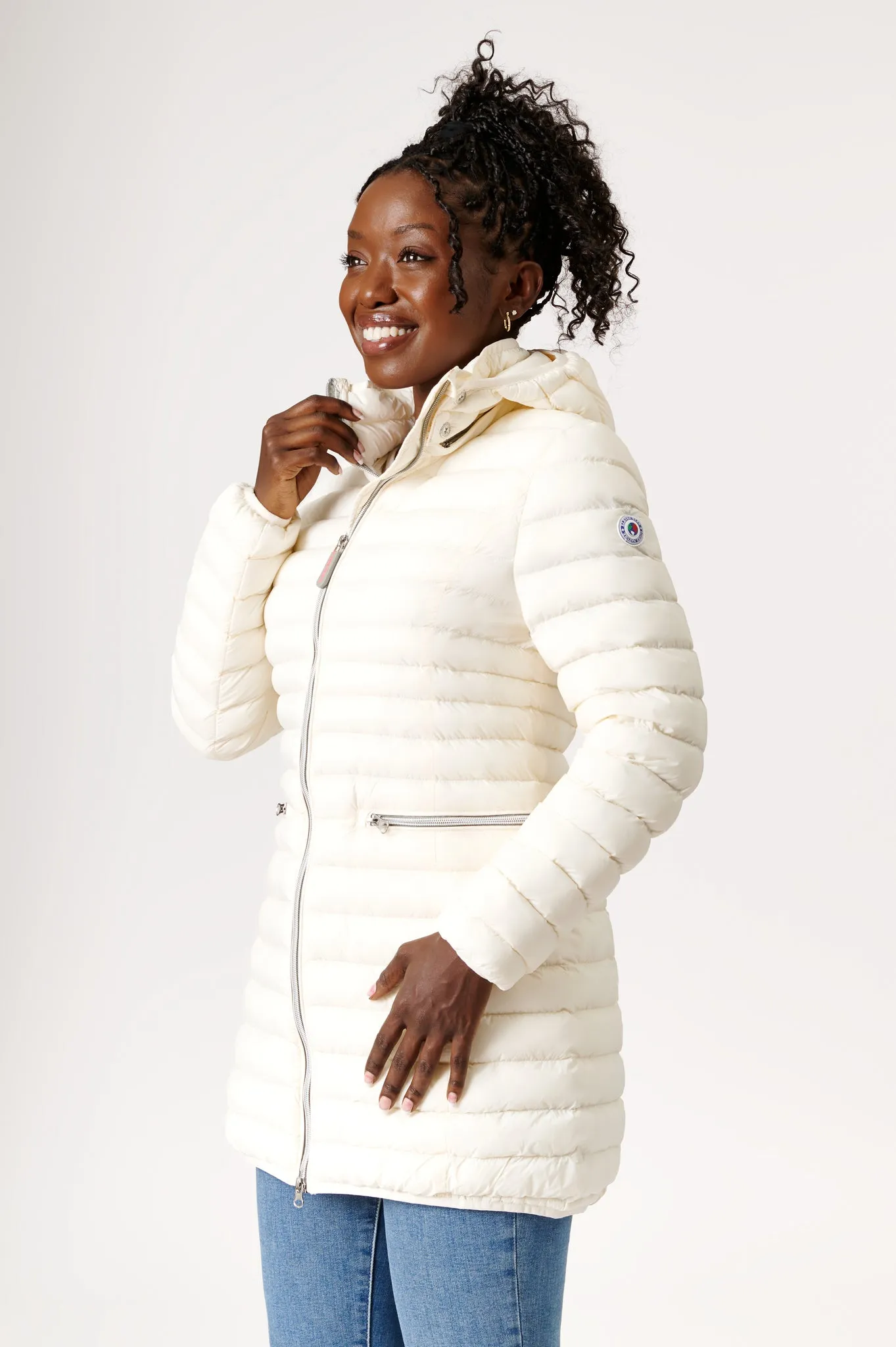Shannon Vegan Down Coat | Off White