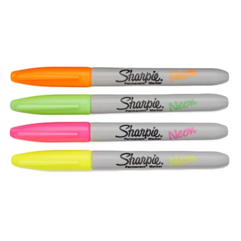 Sharpie Permanent Marker Assorted 4 Pieces