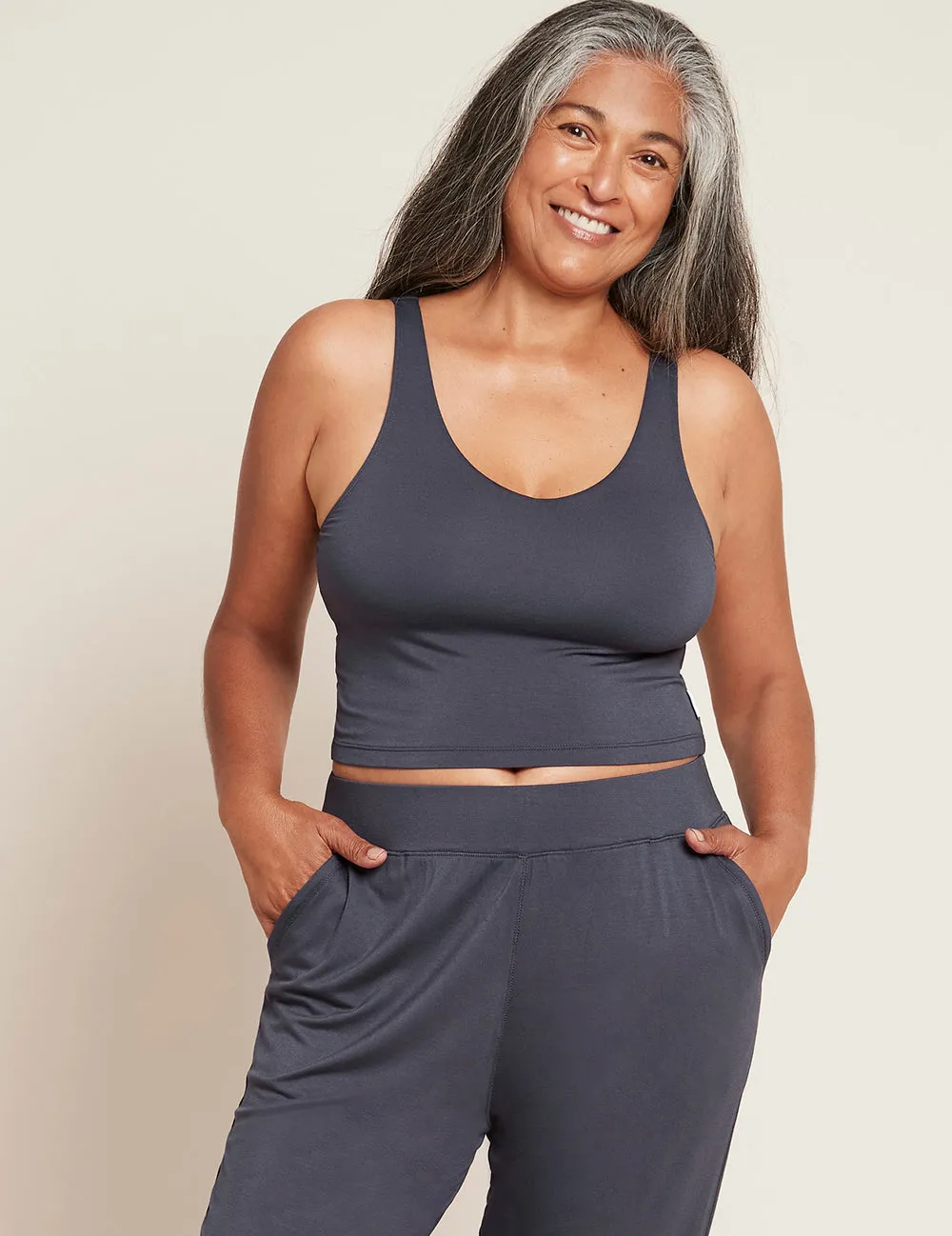 Shelf Bra Crop Top