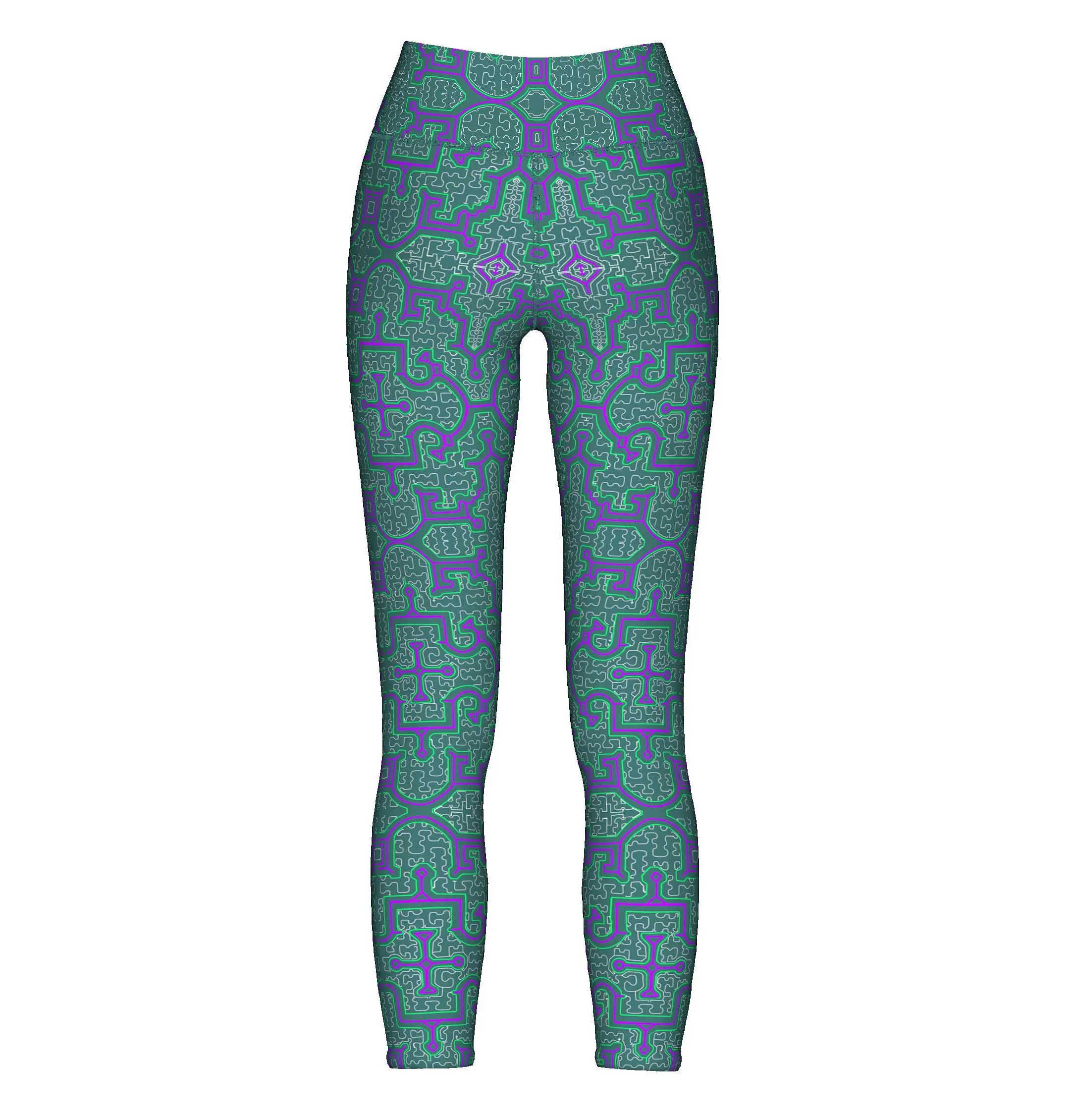 Shipibo Aqua - High Waist