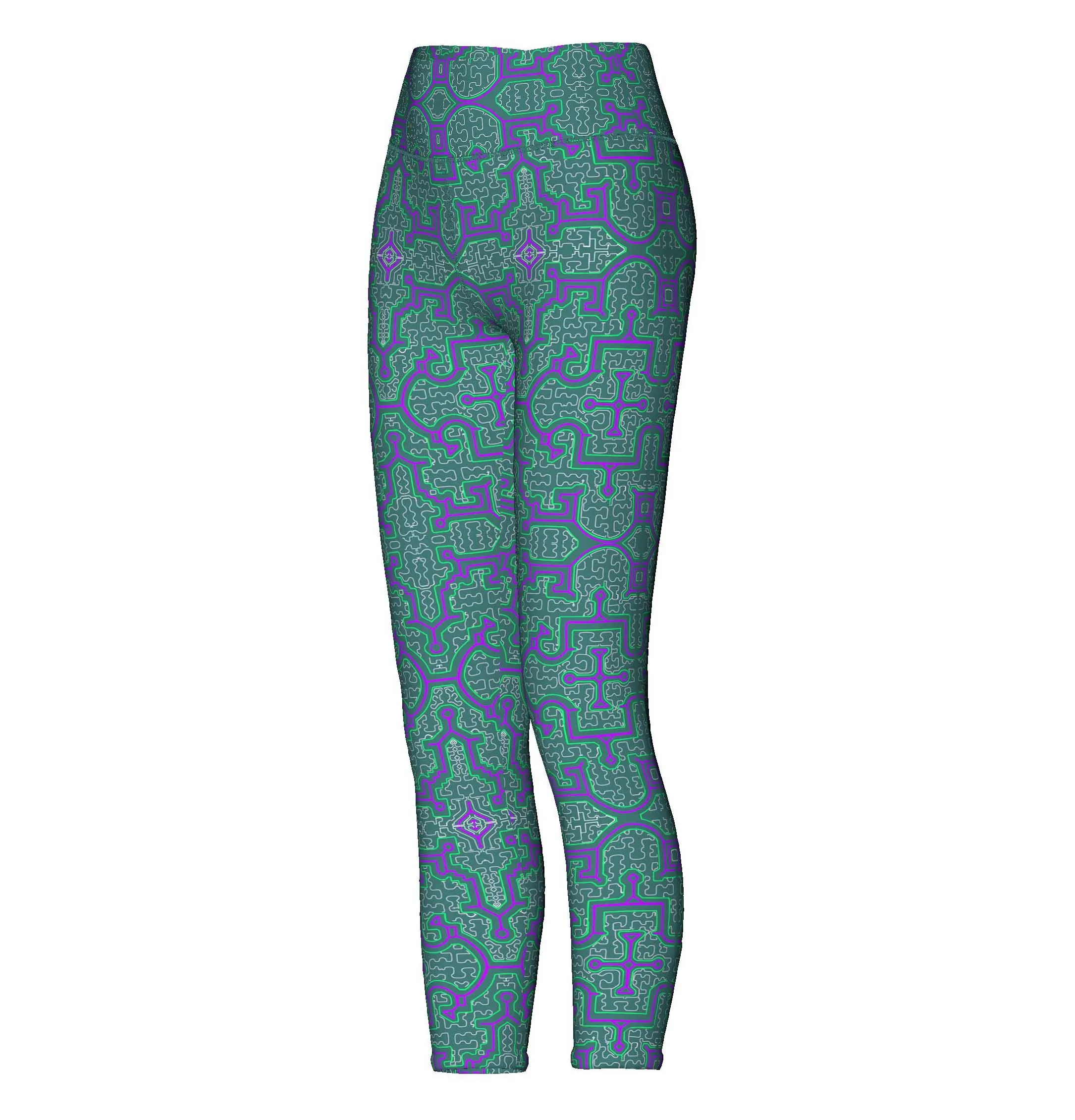 Shipibo Aqua - High Waist