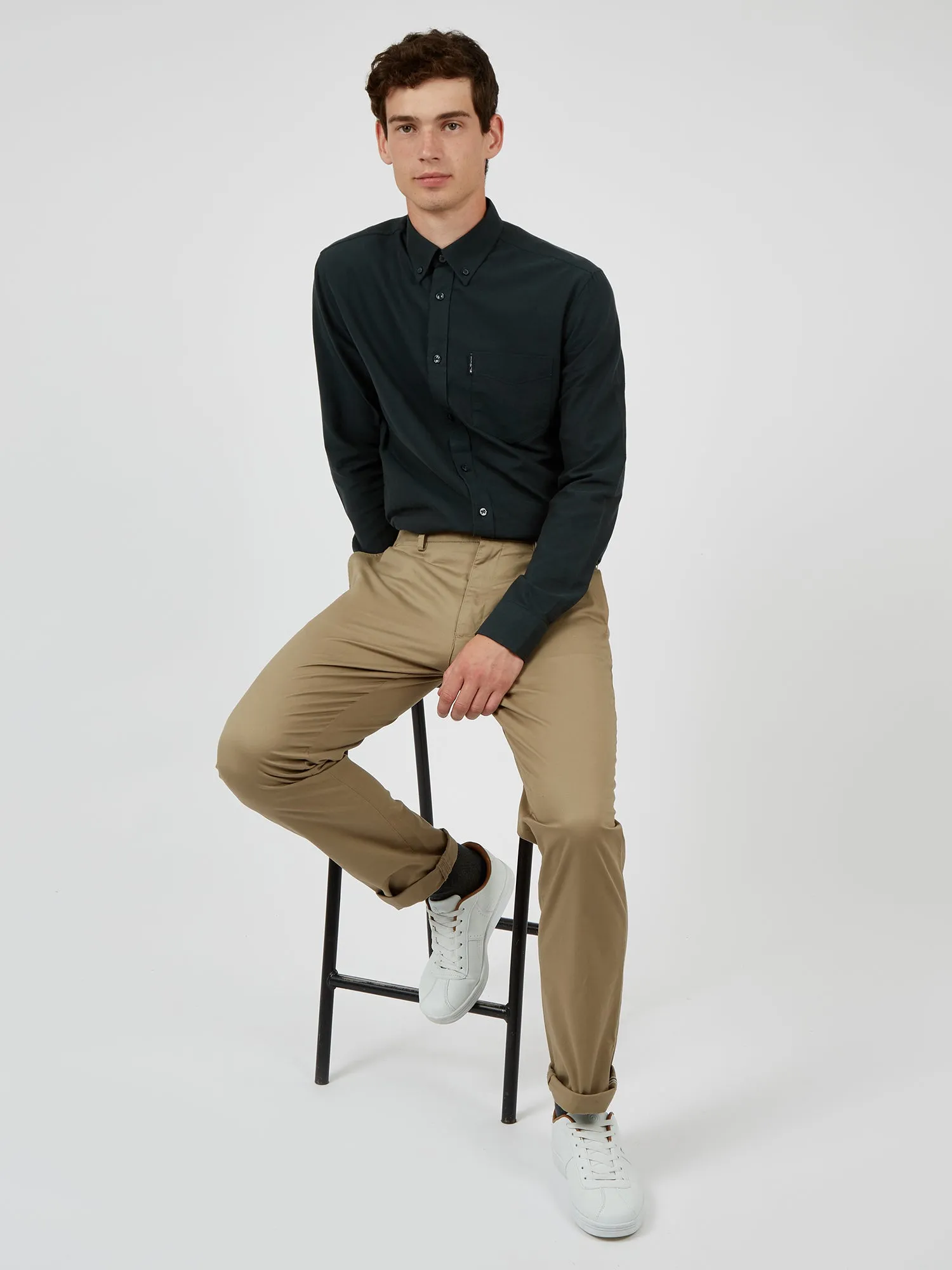 Signature Skinny Stretch Chino Pant - Stone