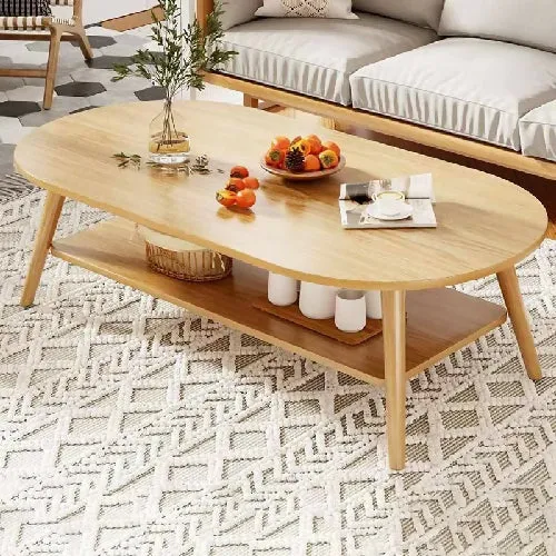 Simple Double-Layer Coffee Table